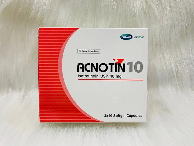 Thuốc uống Isotretinoin 10mg Thuốc uống Isotretinoin 10mg