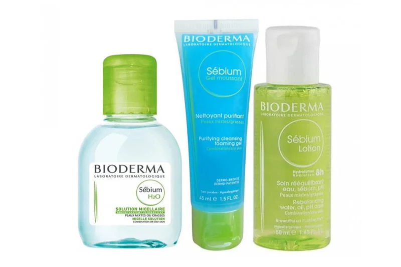 Combo skincare cho da dầu mụn Bioderma